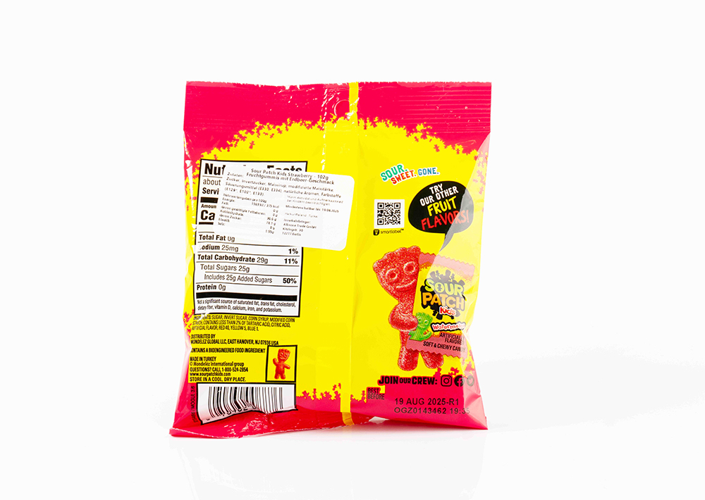 Sour Patch Erdbeere Sauer Süßigkeiten- Çilek Aromalı Ekşi Şeker 102 g