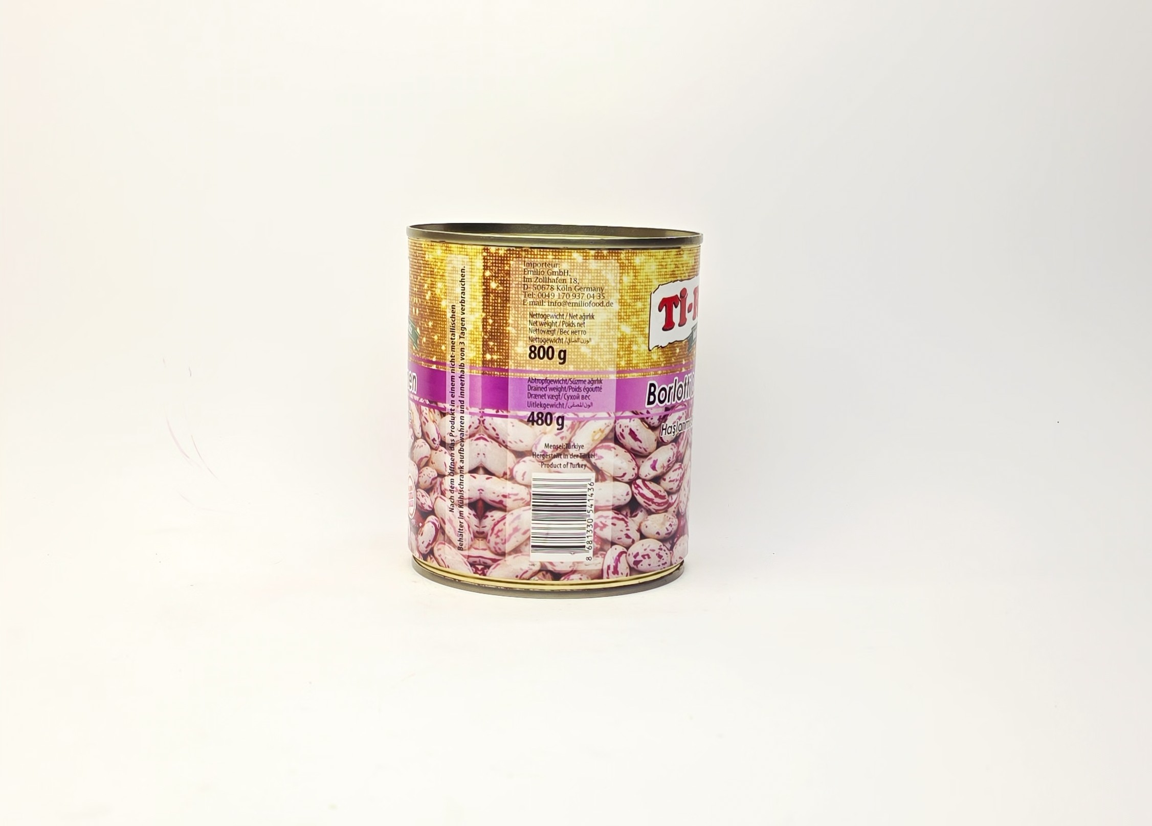 Tire Gekochte Borlotti Bohnen - Haşlanmış Barbunya 800g