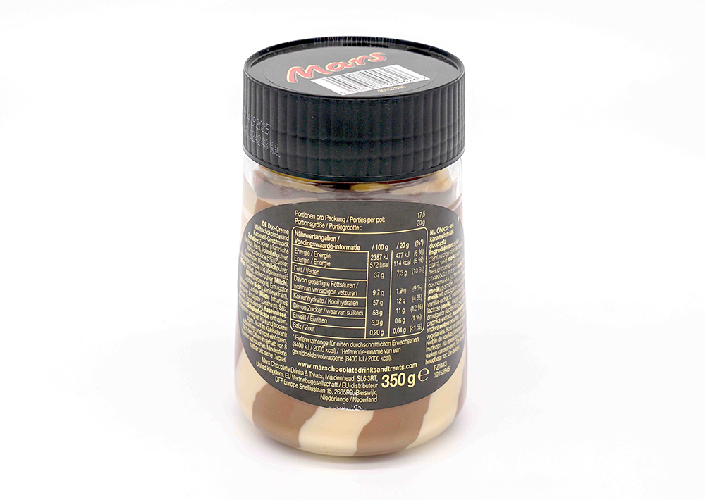 Mars Karamell & Schokoladen-Brotaufstrich - Karamel Ve Çikolata Aromalı Sürülebilir Krema 350 g