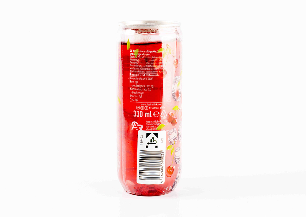 Fresh Drink Black Cherry Ice Drink-   Siyah Kiraz Aromalı İçecek 330 ml