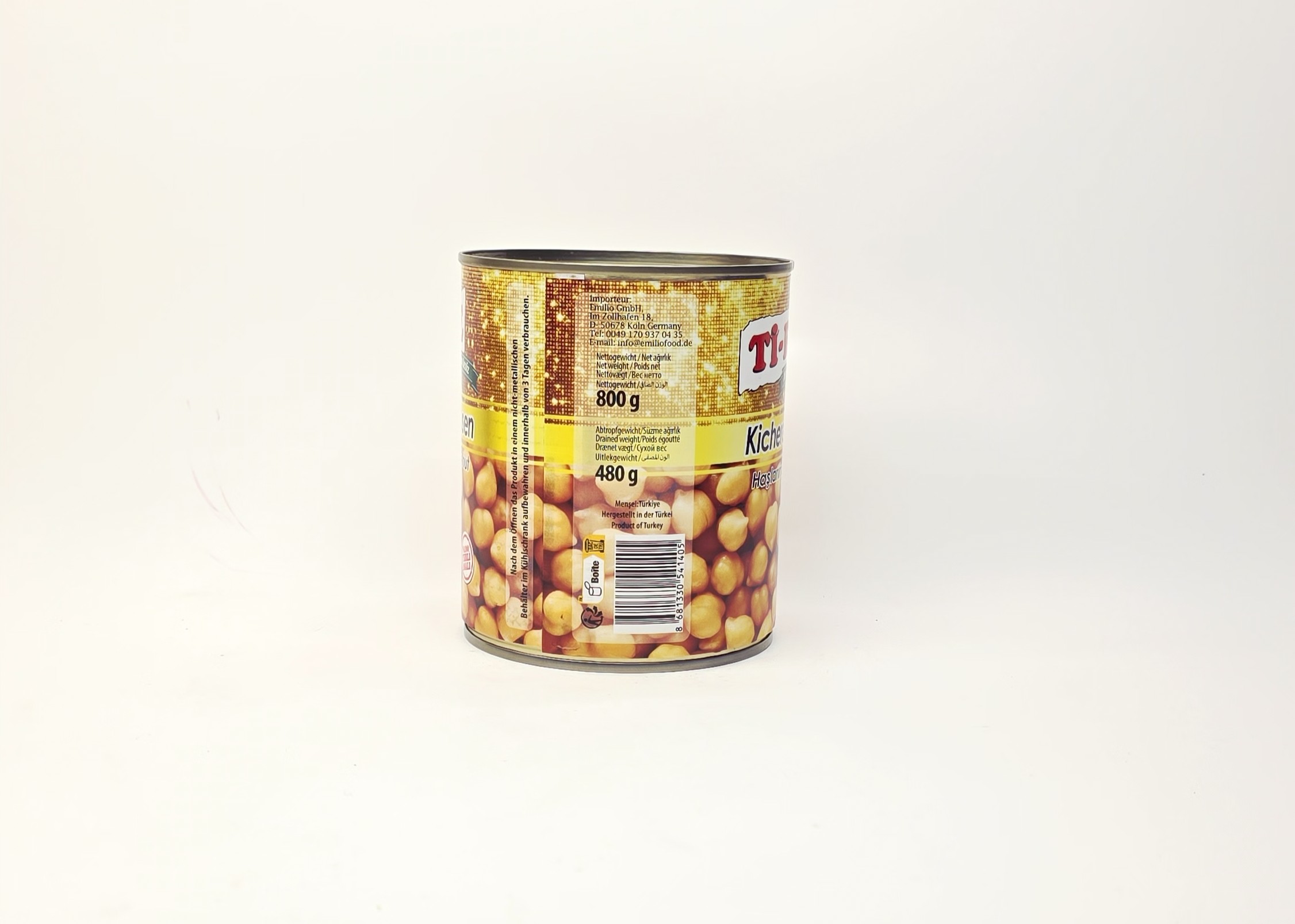 Tire Gekochte Kichererbsen - Haşlanmış Nohut 800g