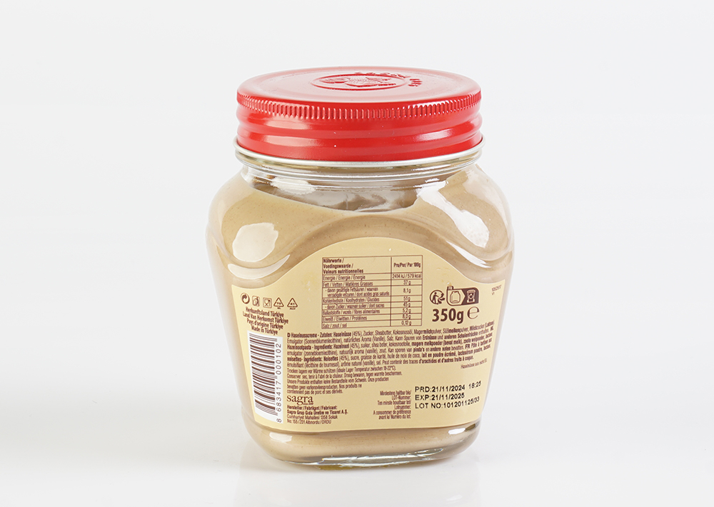 Sarelle Haselnusscreme 45% - Fındık Kreması 350g