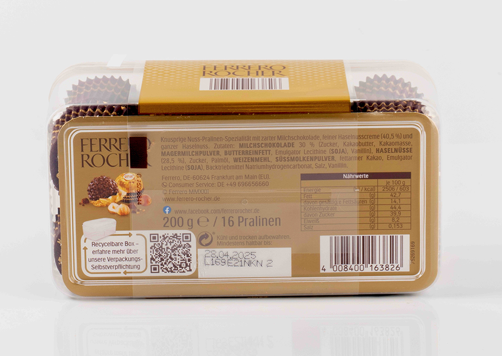 Ferrero Rocher Pralinen- Fındıklı Pralin Çikolata 200 g