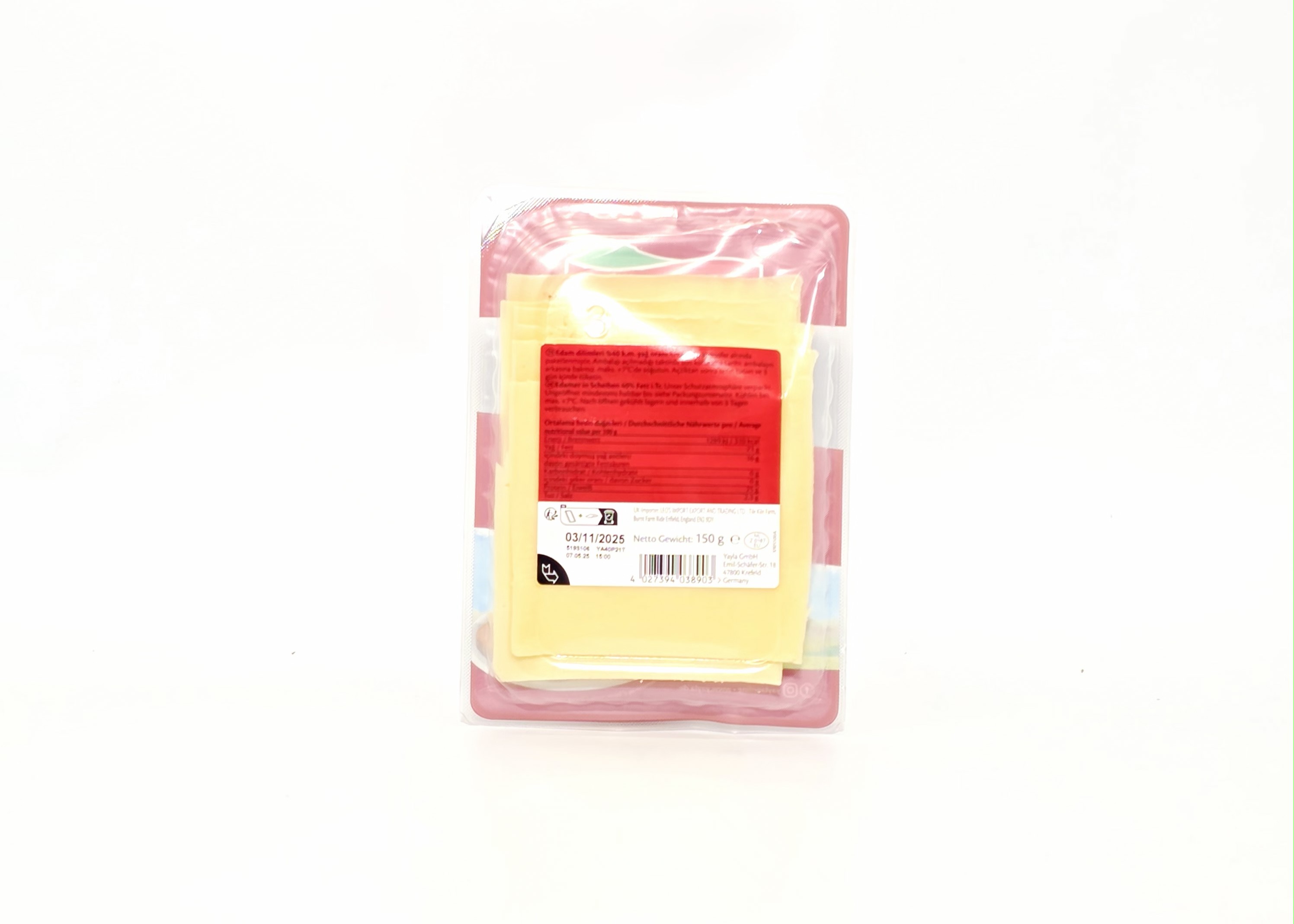 Şafak Gouda 48% Fett in Scheiben - Gouda Peyniri 48% Yağlı 175g