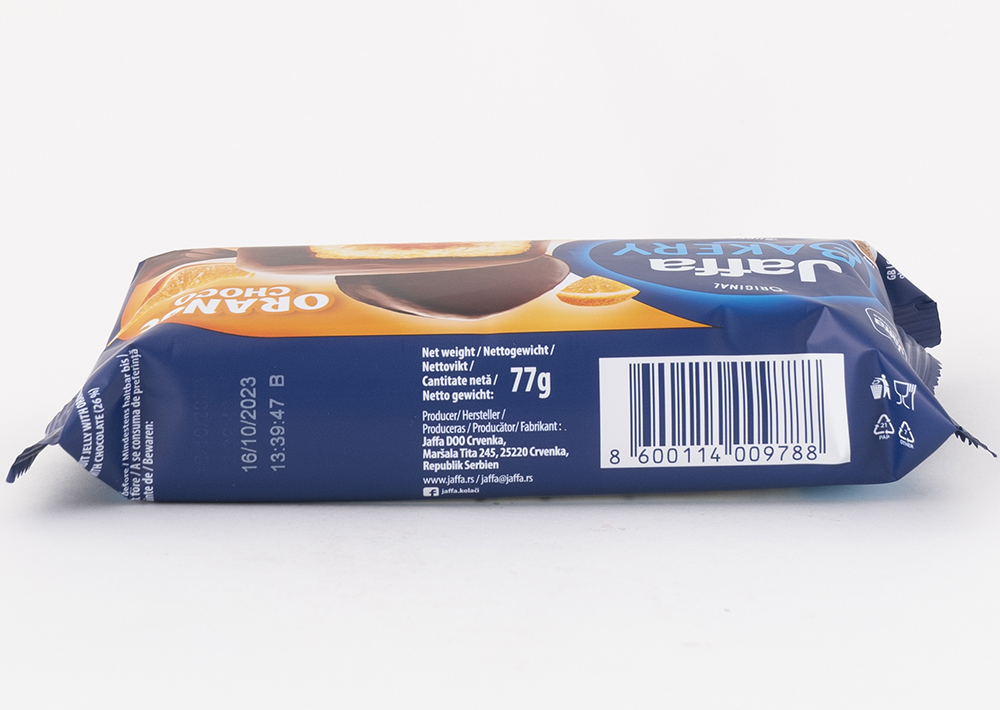 Jaffa Orange Schokolade -  Portakal Dolgulu Bisküvi 77gr