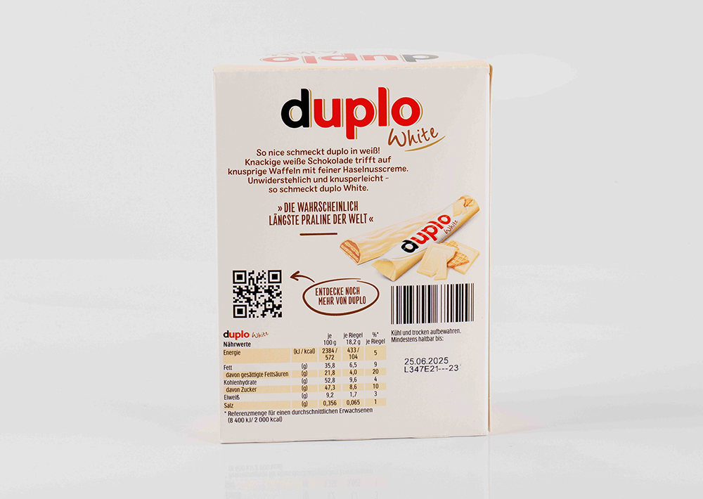 Ferrero Duplo White 10ST - Duplo Beyaz Çikolatalı Gofret 182 g