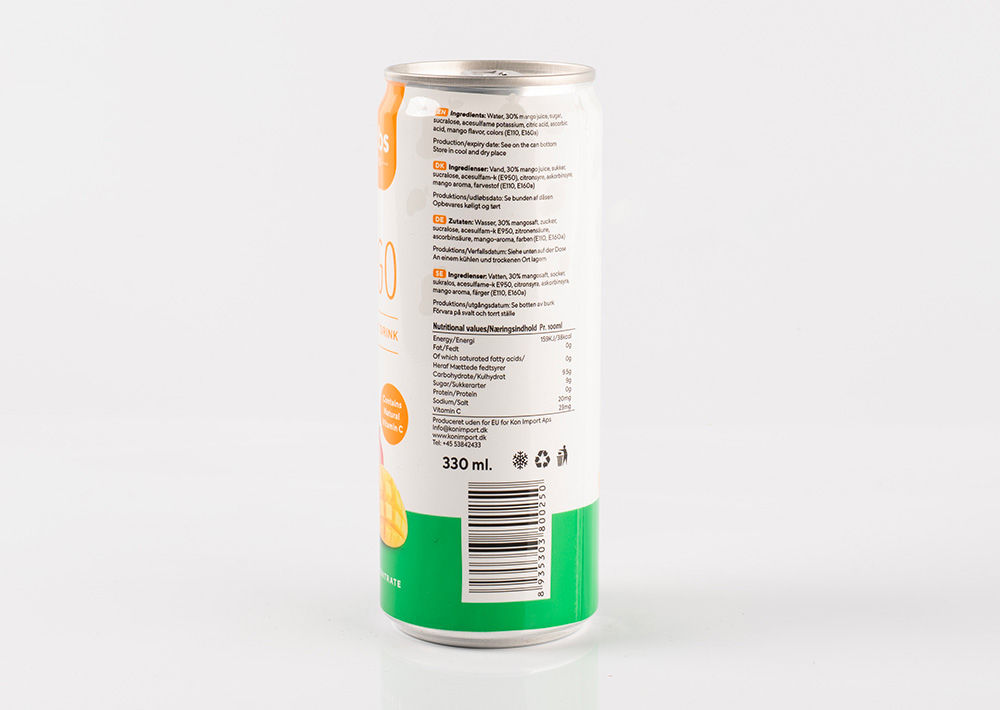 Tropicos Refreshments Mango- Mango Aromalı İçecek 330 ml