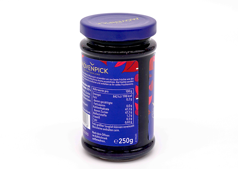 Mövenpick Gourmet-frühstück Schwarzkirsche - Gurme Kahvaltılık Kirazlı Reçel 250 g