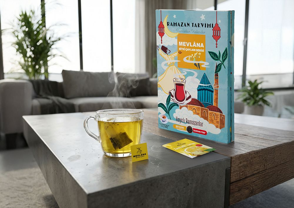 Mevlana Çay Ramazan Takvimi Karışık Bitki Çayı Seti (90 Adet)